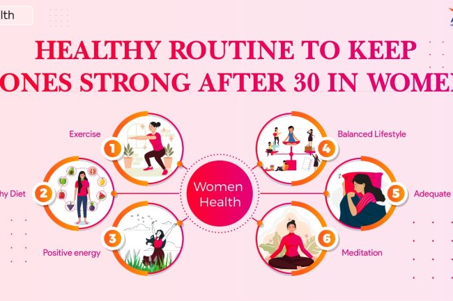 Healthy Routine to Keep Bones Strong After 30 in Women